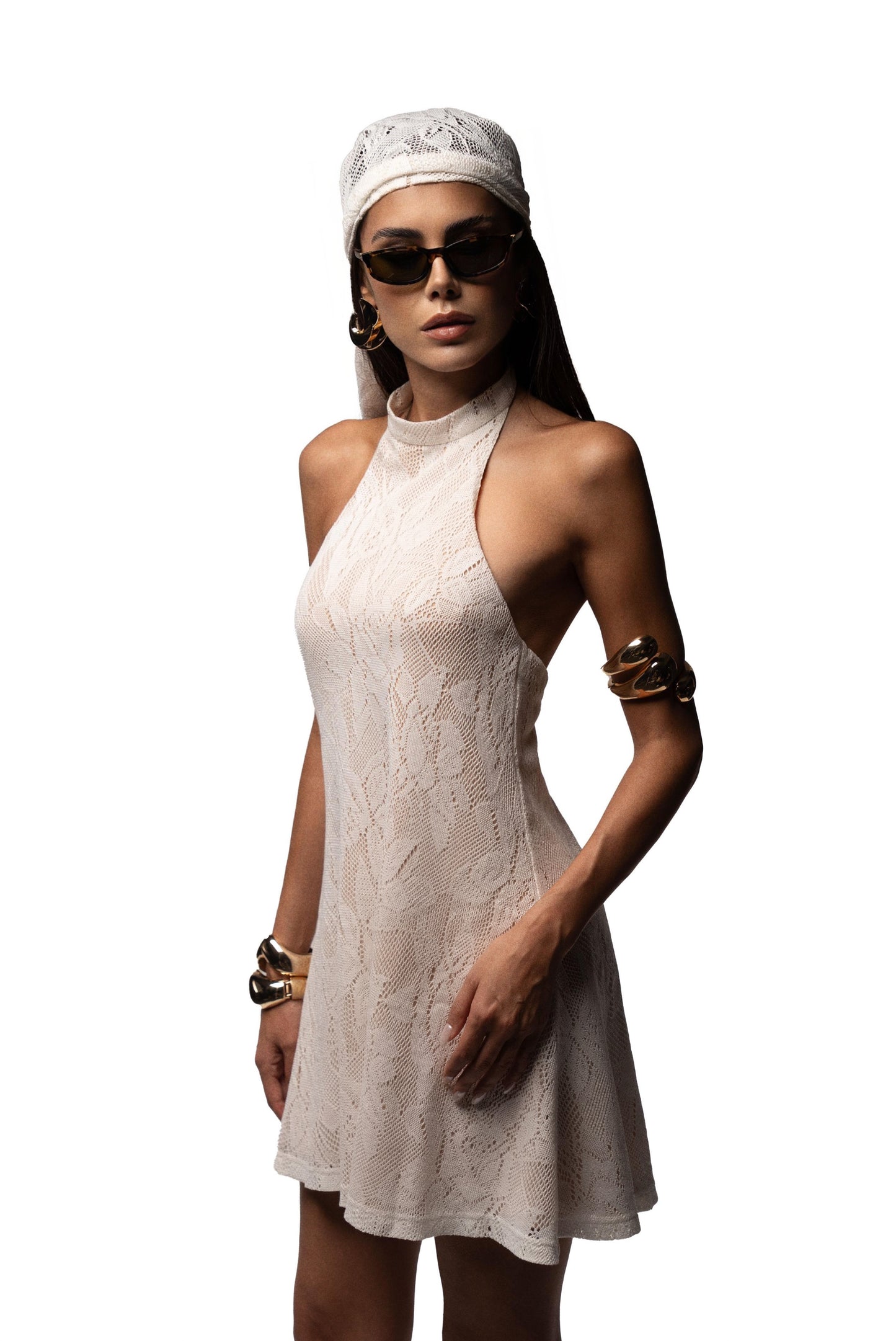 Lace Halter Dress
