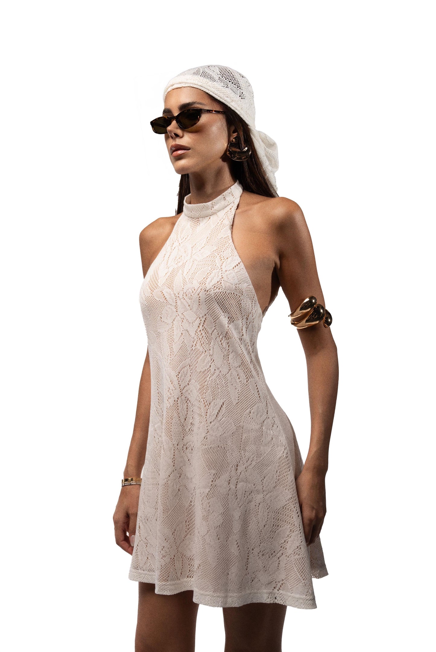 Lace Halter Dress