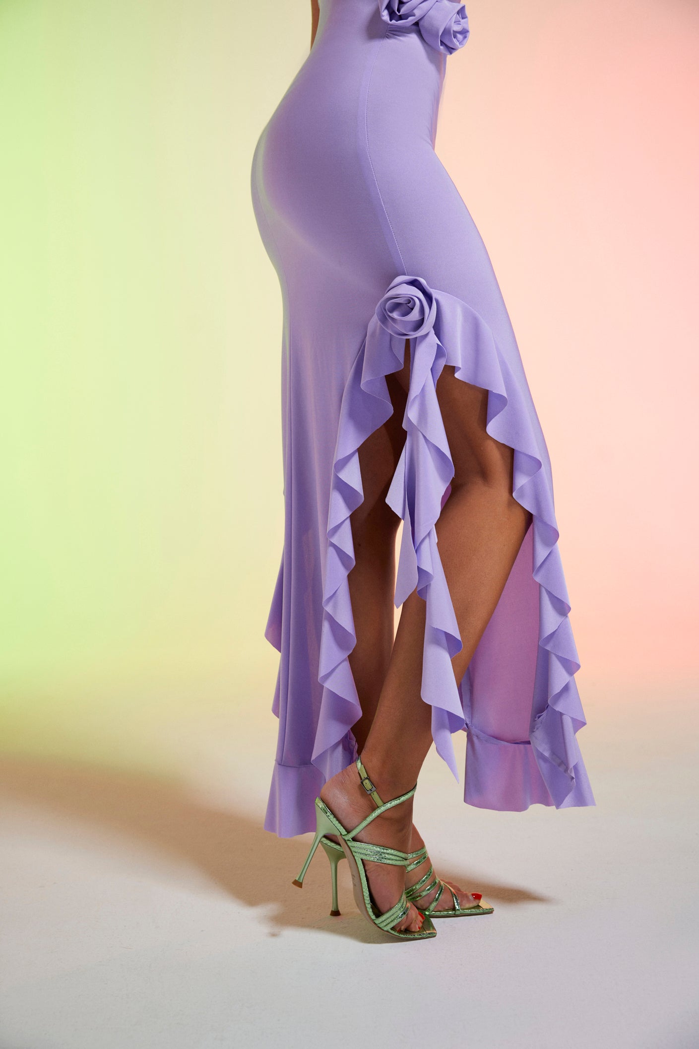 Purple Maxi Dress in Jersey